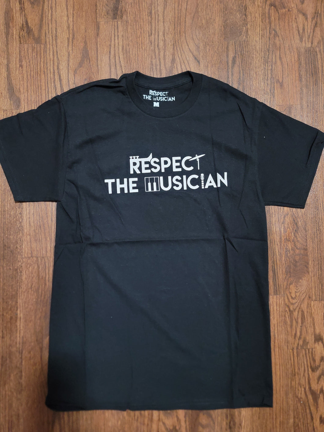 Respect The Musician T-Shirt (White Letters)