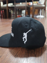 Load image into Gallery viewer, Respect The Musician Black Snapback (White Letters)
